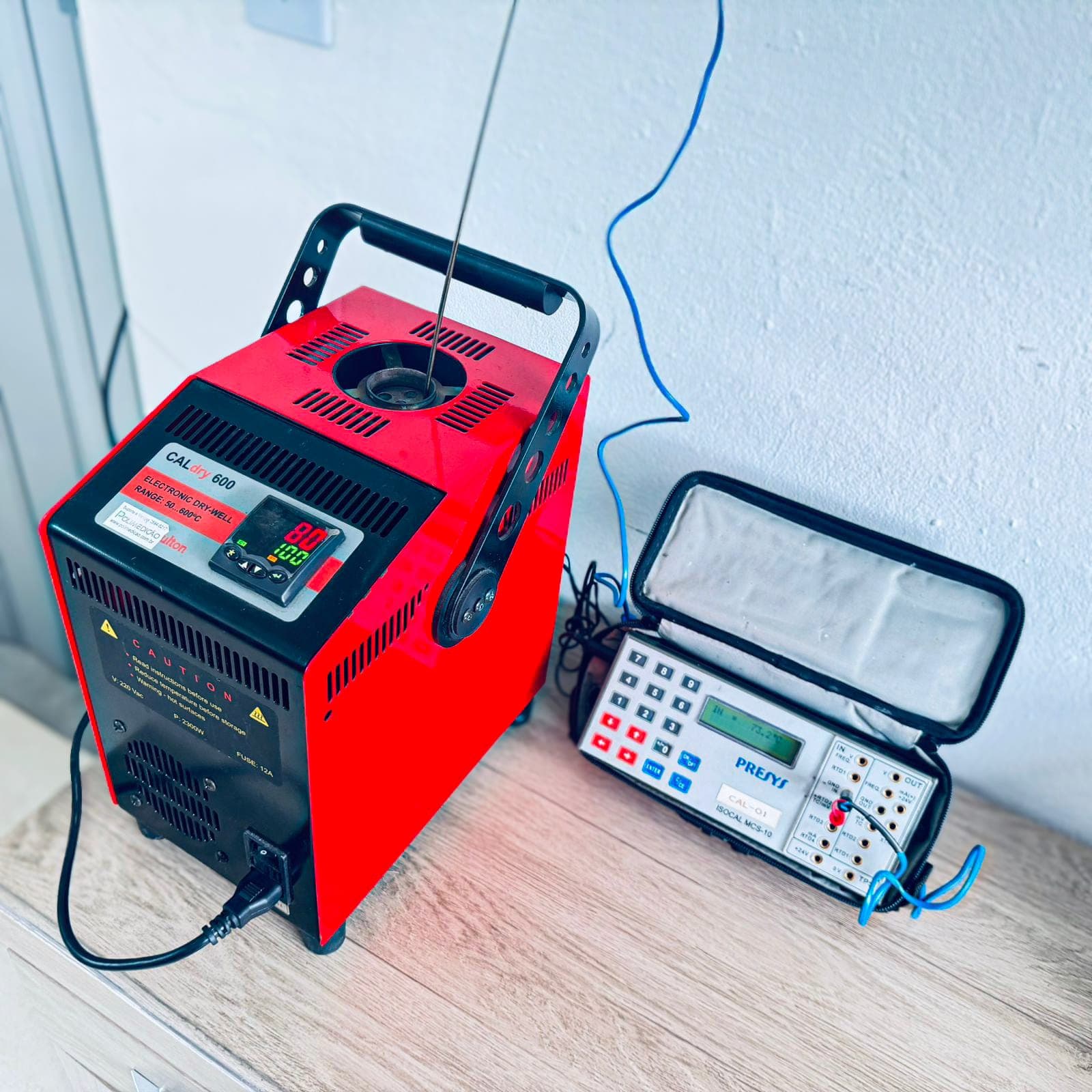 Calibração de forno de temperatura
